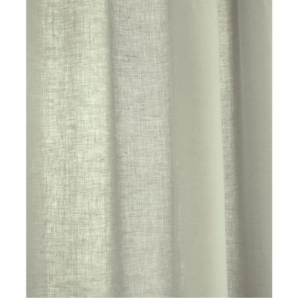 Solino Home 100% pure Linen Curtain Sage Green 52 x 84 Inch - Picture 5 of 10
